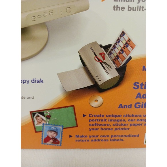 Photo Paper Sticker Kit 5 Sheets Stick Labels w CD instructions Crafts - Picture 11 of 16